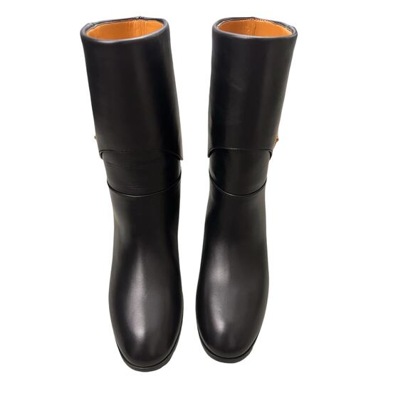 Gucci Elizabeth Half Horsebit ankle boots Black size 37 - Picture 6 of 10